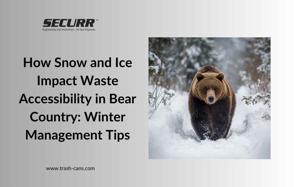 How Snow and Ice Impact Waste Accessibility in Bear Country: Winter Management Tips