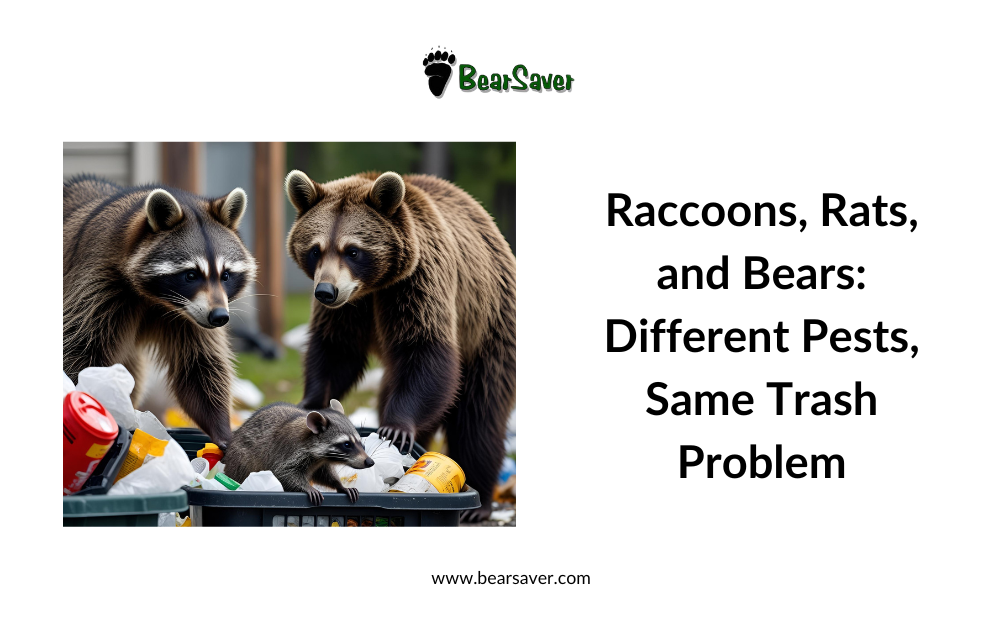 Raccoons, Rats, and Bears: Different Pests, Same Trash Problem