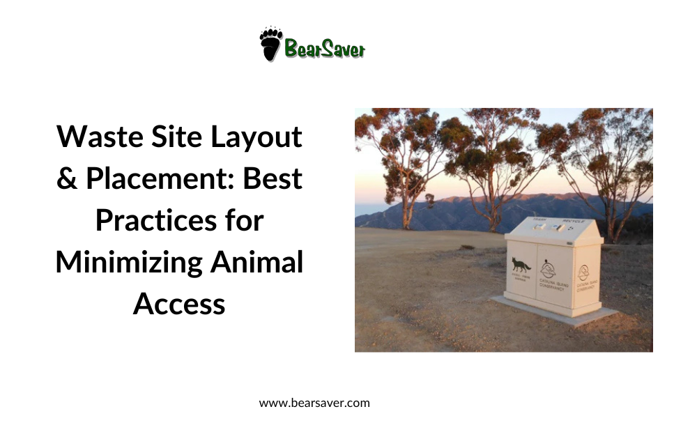 Waste Site Layout & Placement: Best Practices for Minimizing Animal Access