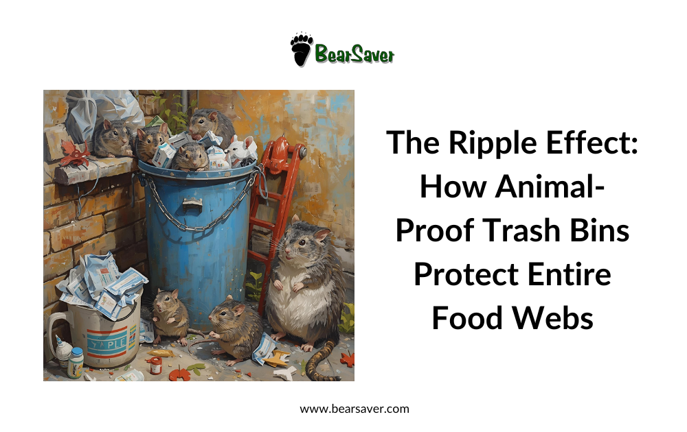 The Ripple Effect: How Animal-Proof Trash Bins Protect Entire Food Webs