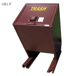 BearSaver - Hid-A-Bag Single Trash/Recycling Enclosure, 70 gal - HB1