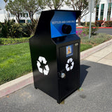 BearSaver - CE Series Single Trash or Recycle Enclosure, ADA Compliant - CE140