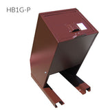 BearSaver - Hid-A-Bag Mini Single Trash/Recycling Enclosure, ADA Option, 32 gal - HB1G