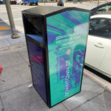 ADA compliant, Bear resistant and Rodent Resistant Cart Garage with Chute, Holds One 35 Gallon Poly Cart - CE135MB-CH