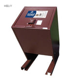 BearSaver - Hid-A-Bag Single Trash/Recycling Enclosure, 70 gal - HB1