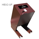 BearSaver - Hid-A-Bag Mini Single Trash/Recycling Enclosure, ADA Option, 32 gal - HB1G