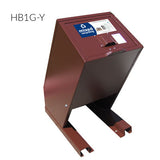 BearSaver - Hid-A-Bag Mini Single Trash/Recycling Enclosure, ADA Option, 32 gal - HB1G