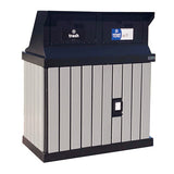 HA Series Double Trash Enclosure with WIDE Loading Chutes, ADA Compliant  - HA2-CH