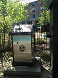 BearSaver - HA Series Double Trash/Recycling Enclosure with Laser Cut Graphics, ADA Compliant  - HA2-PH