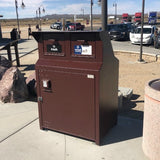 BearSaver - CE Series Double Trash Enclosure, ADA Compliant - CE240-CH