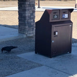 BearSaver - CE Series Double Trash/Recycling Enclosure, ADA Compliant - CE240