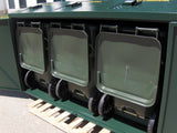 Outdoor Trash/Recycle Bin, Holds Three 65 Gal Carts for 195 Gallons Total - MD365