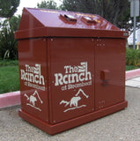 BearSaver - HA Series Double Trash/Recycling Enclosure with Laser Cut Graphics, ADA Compliant  - HA2-PH