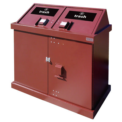 BearSaver - HA Series Double Trash Enclosure, ADA Compliant  - HA2