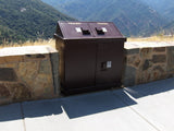 BearSaver - HA Series Double Trash Enclosure, ADA Compliant  - HA2