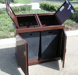 BearSaver - HA Series Double Trash Enclosure, ADA Compliant  - HA2