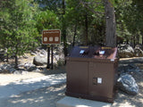 BearSaver - HA Series Double Trash Enclosure, ADA Compliant  - HA2