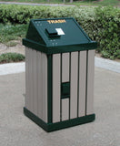 BearSaver - HA Series Single Trash/Recycle Enclosure, ADA Compliant  - Model HA