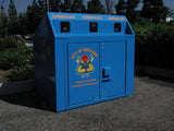 BearSaver - Mini Depot Combo Trash/Recycling Enclosure, ADA Compliant  - MDYP-LL-X