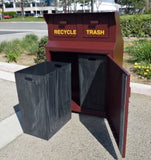 BearSaver - CE Series Double Trash/Recycling Enclosure, ADA Compliant - CE240