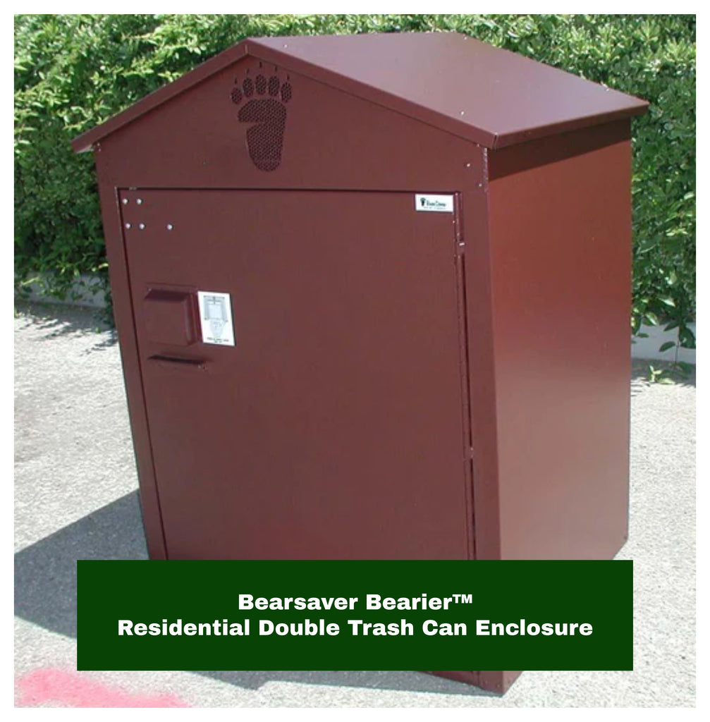 Ultimate Protection: Discover the BearSaver Bearier Residential Double Trash Can Enclosure