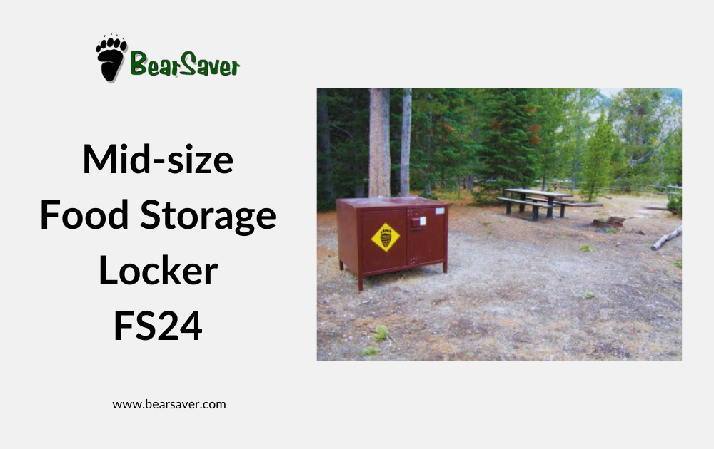 Protecting Your Campsite Essentials: Introducing BearSaver's Mid-Size Food Storage Locker - FS24