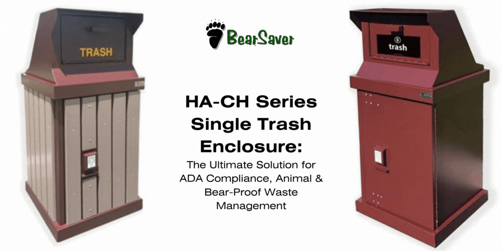 BearSaver HA-CH Series Single Trash Enclosure