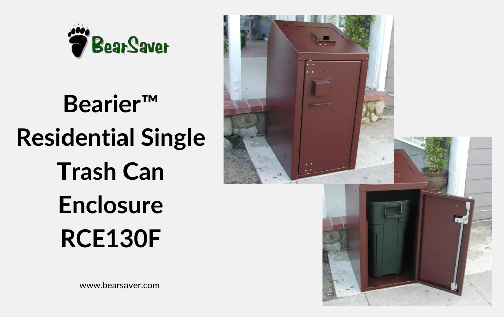 BearSaver Bearier™ RCE130F: Unleash the Ultimate Bear-Proof Residential Waste Management Solution