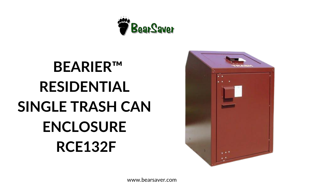 Exploring BearSaver's Bearier Residential Single Trash Can Enclosure (RCE132F)