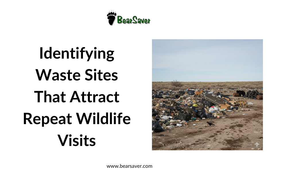 Identifying Waste Sites That Attract Repeat Wildlife Visits
