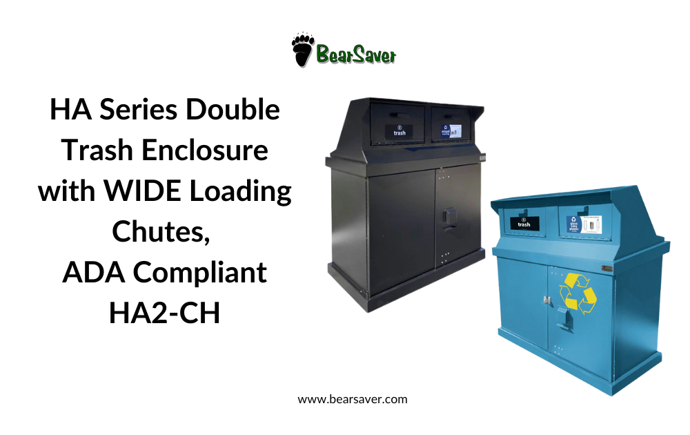 HA2-CH Bear-Resistant Trash Enclosure: Built Tough for Wildlife & Accessibility