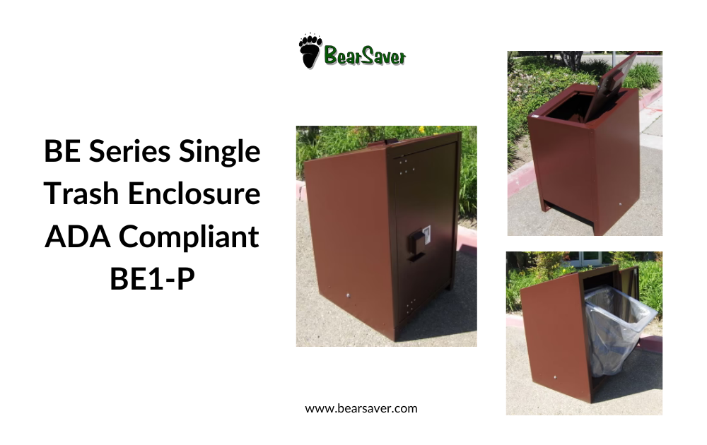 Keep Wildlife Out with the BearSaver BE1-P Trash Enclosure