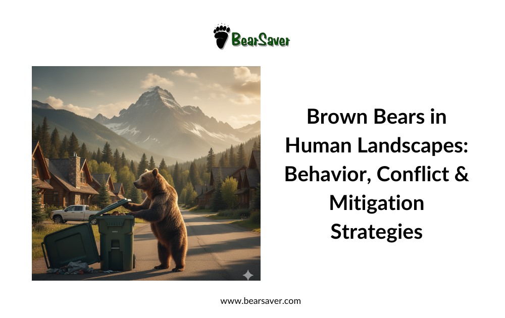Brown Bears in Human Landscapes: Behavior, Conflict & Mitigation Strategies