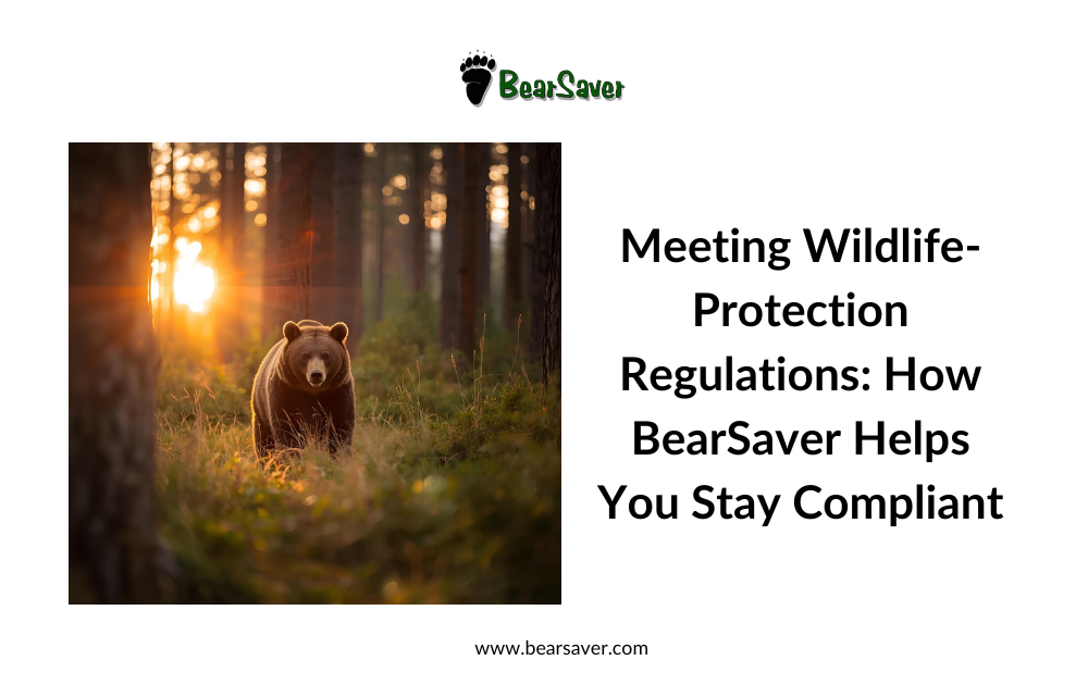 Meeting Wildlife-Protection Regulations: How BearSaver Helps You Stay Compliant