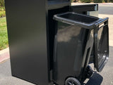 ADA compliant, Bear resistant and Rodent Resistant Cart Garage with Chute, Holds One 35 Gallon Poly Cart - CE135MB-CH