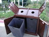 BearSaver - HA Series Double Trash Enclosure, ADA Compliant  - HA2