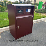 BearSaver - CE Series Double Trash Enclosure, Municipal Style, ADA Compliant - CE240MB-CH