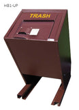 BearSaver - Hid-A-Bag Single Trash/Recycling Enclosure, 70 gal - HB1