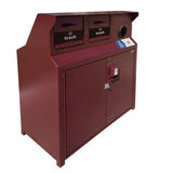 BearSaver - CE Series Triple Trash Enclosure, ADA Compliant - CE340
