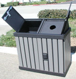 BearSaver - HA Series Double Trash Enclosure, ADA Compliant  - HA2