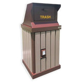 BearSaver - CE/HA Series Single Trash Enclosure with WIDE Loading Chute, ADA Compliant  - HA-CH
