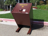 BearSaver - Hid-A-Bag Single Recycling Enclosure, 70 gal - HB1-Y