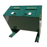 BearSaver - Hid-A-Bag Double Trash /Recycling Enclosure, ADA Compliant, 140 gal  - HB2-UPX