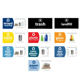 BearSaver - Hid-A-Bag Mini Single Trash/Recycling Enclosure, ADA Option, 32 gal - HB1G