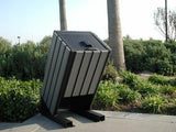 BearSaver - Hid-A-Bag Single Recycling Enclosure, 70 gal - HB1-Y