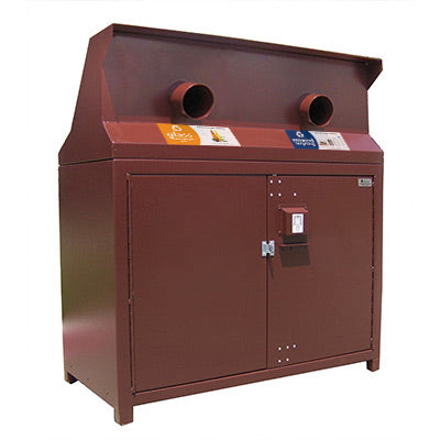 BearSaver - CE Series Double Recycling Enclosure, ADA Compliant  - CE232-RR